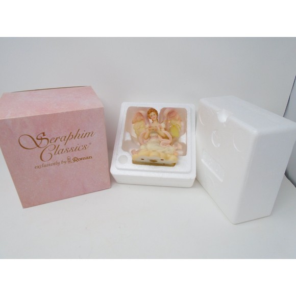 Vintage Seraphim Classics Angel Figurine "Tess" #78101 Exclusively by Roman 1998 - Picture 1 of 10